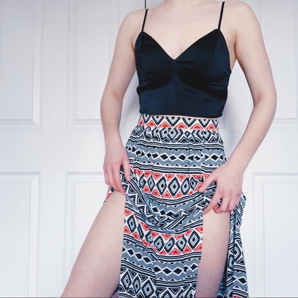 Graphic print maxi skirt - Picture 4 of 4